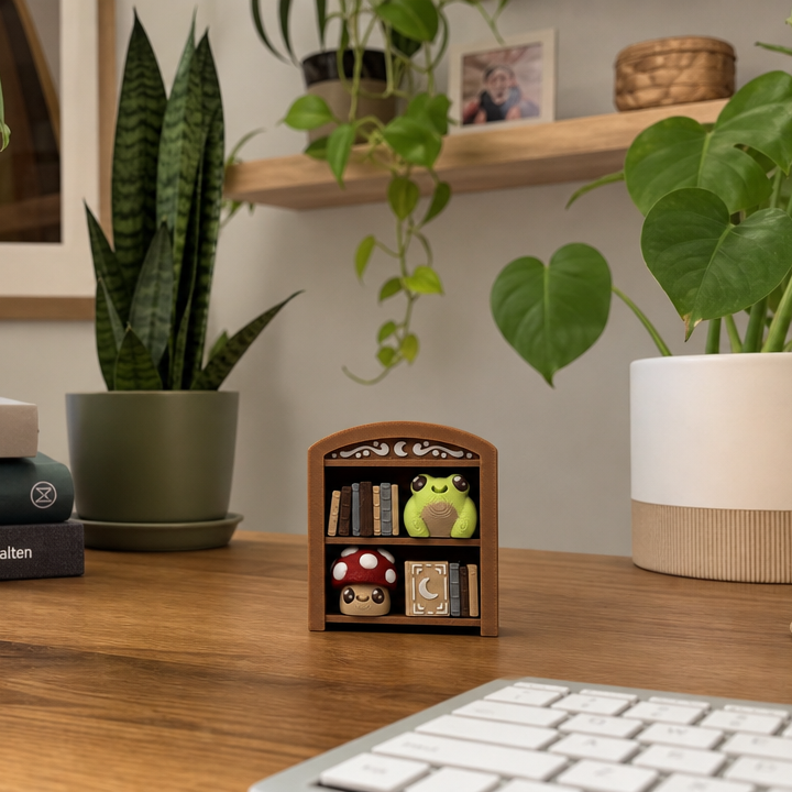 Cozy Bookshelf Clicker (Medium)