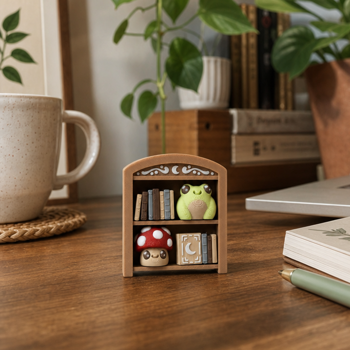 Cozy Bookshelf Clicker (Medium)