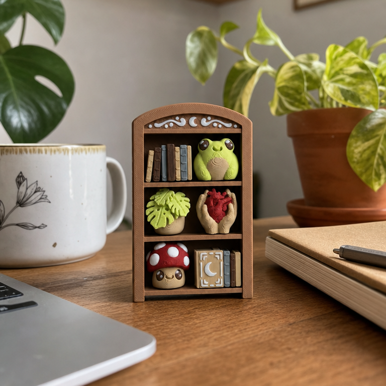 Cozy Bookshelf Clicker (Large)
